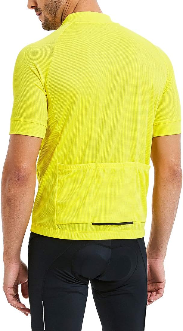 Men's Cycling Jersey Short Sleeve Shirt Running Top Moisture Wicking Workout Sports T-Shirt - Image 7