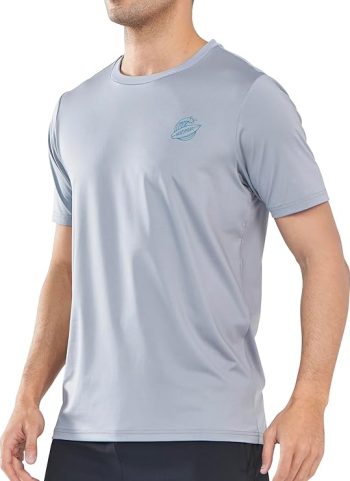 Rdruko Men's Dry Fit Workout Shirts Moisture Wicking Short Sleeve Athletic Running Gym Active T Shirts