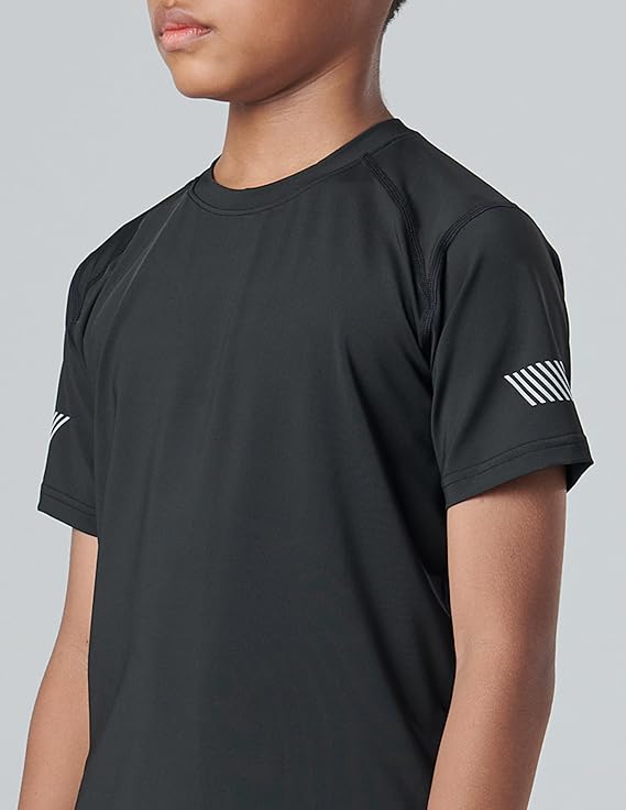 5 Pack Boys Athletic Shirts, Youth Activewear Dry Fit Tshirts for Kids, Short Sleeve Tees, Bulk Athletic Performance Clothing - Image 4