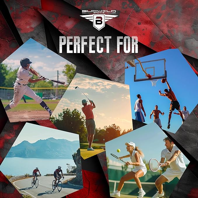 Bucwild Sports Solid Color Compression Arm Sleeves Youth & Adult (1 Pair) - Image 3